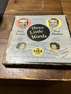Three Little Words 45 Rpm Set Of 4 Fred Astaire - MGM