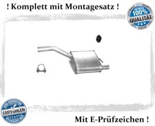 Endschalldämpfer Ford Focus Schrägheck 1.6 16V 74KW Bj.99-04 Auspuff Montagesatz