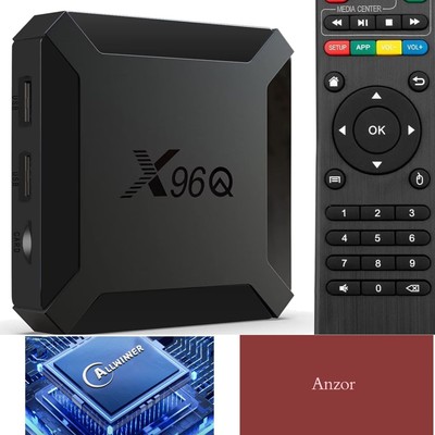 Android 10.0 TV Box, X96 Q, Allwinner H313 Quad Core Arm Cortex A53, 2GB RAM ...