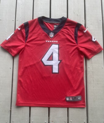Houston Texans Deshaun Watson Red #4 Nike On Field Dri Fit NFL