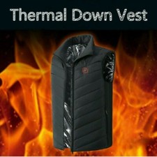 Electric Heated Vest USB Smart Warm Jacket Body Heating Winter Coat Unisex