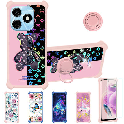 for Tecno Spark 20 Phone Case Cover Glass Screen Protector T1