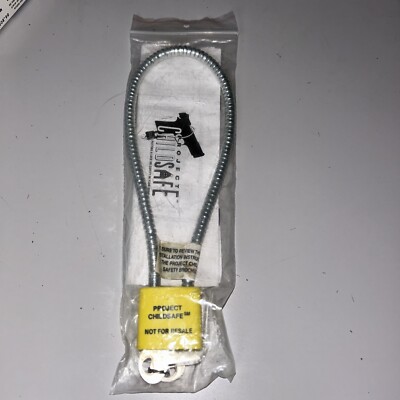 Project Child Safe Cable Gun Lock with 2 Keys New in Original Package