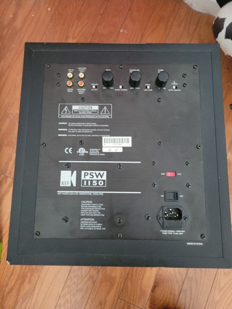 KEF PSW 1150 POWERED SUBWOOFER | eBay KEF PSW 1150 POWERED SUBWOOFER | eBay