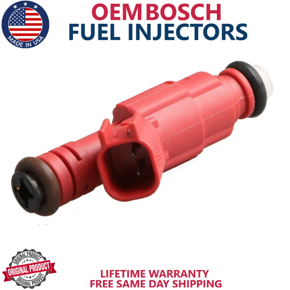 NEW x6 OEM BOSCH FUEL INJECTORS FOR 1999-2003 Ford Windstar 3.8L V6 #0280156161 - Image 3 of 4