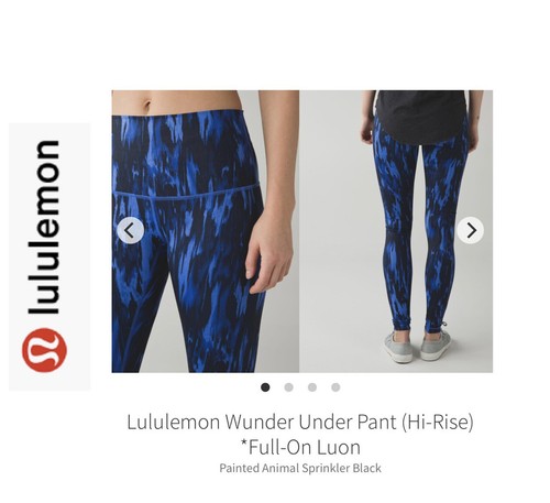 Lululemon Wunder Under Leggings. Fold 