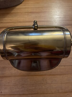 #ad DALE brass desk lamp bankers vintage task piano working $39.00