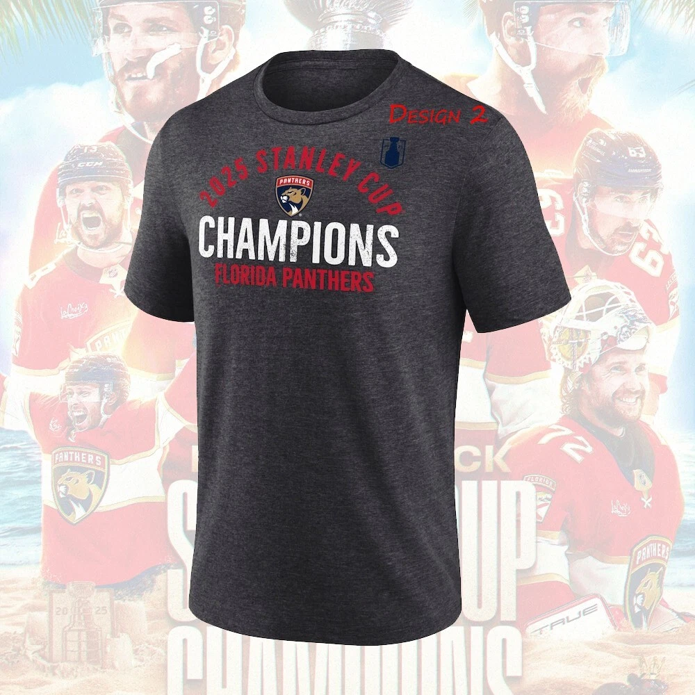 Florida Panthers 2025 Stanley Cup Champions One Side T-Shirt