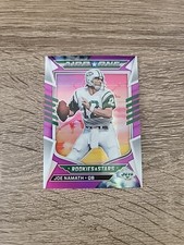2022 Panini Rookies & Stars Joe Namath Purple Prizm Airborne #27/35 Jets HoF