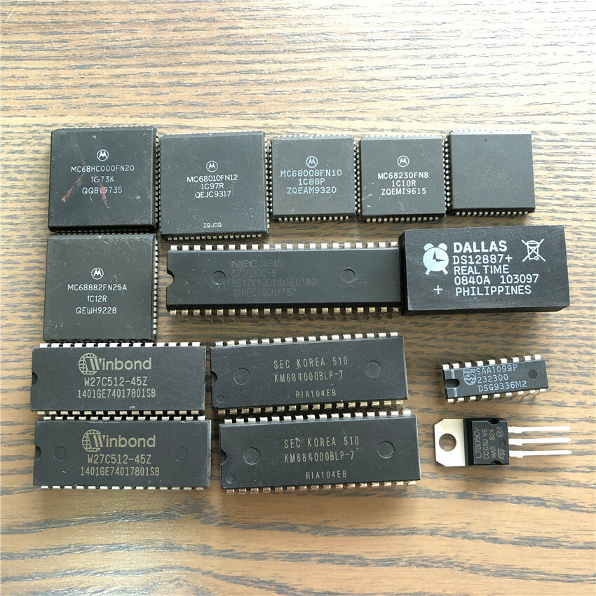 Generic 68000 CPU IC set with SRAM EPROM VDP RTC | eBay