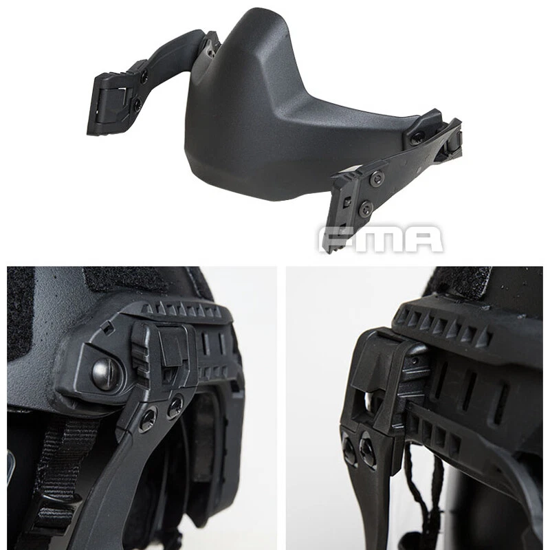 FMA Half Face Mask Seal Mask Folding Protective Mask For Tactical Helmet Hunting - Image 3 of 4