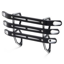 Black Front Bumper Guard & Rubber End Caps For Yamaha Banshee 1987