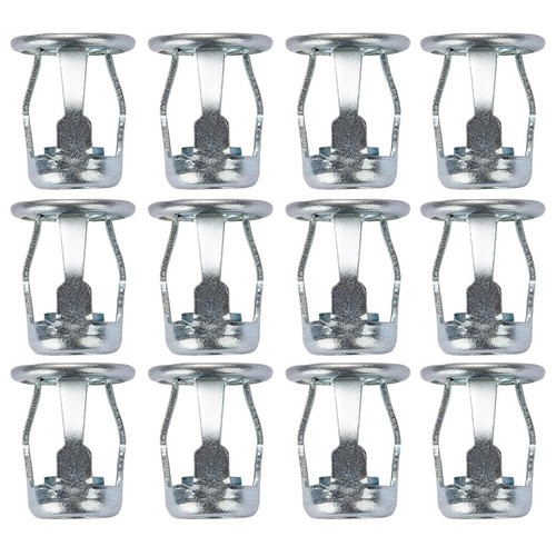 Fixed Installation Expansion Nut Silver Finish Fixed Installation