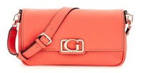 Guess Circe Flap Shoulder Bag UmhäNgetasche Tasche Coral Red Koralle Neu