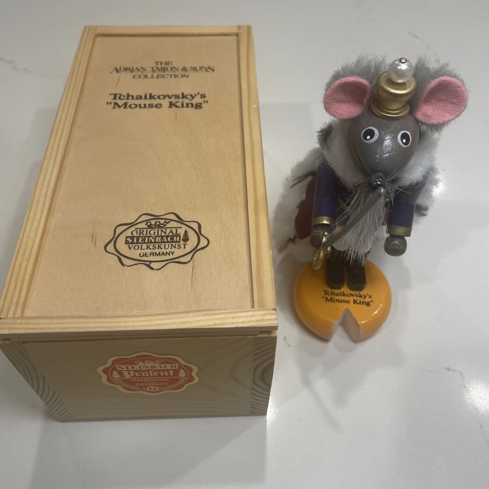 Vintage Steinbach Germany Nutcracker- Tchaikovsky's “The Mouse King” Ltd Edition
Opens in a new wind
