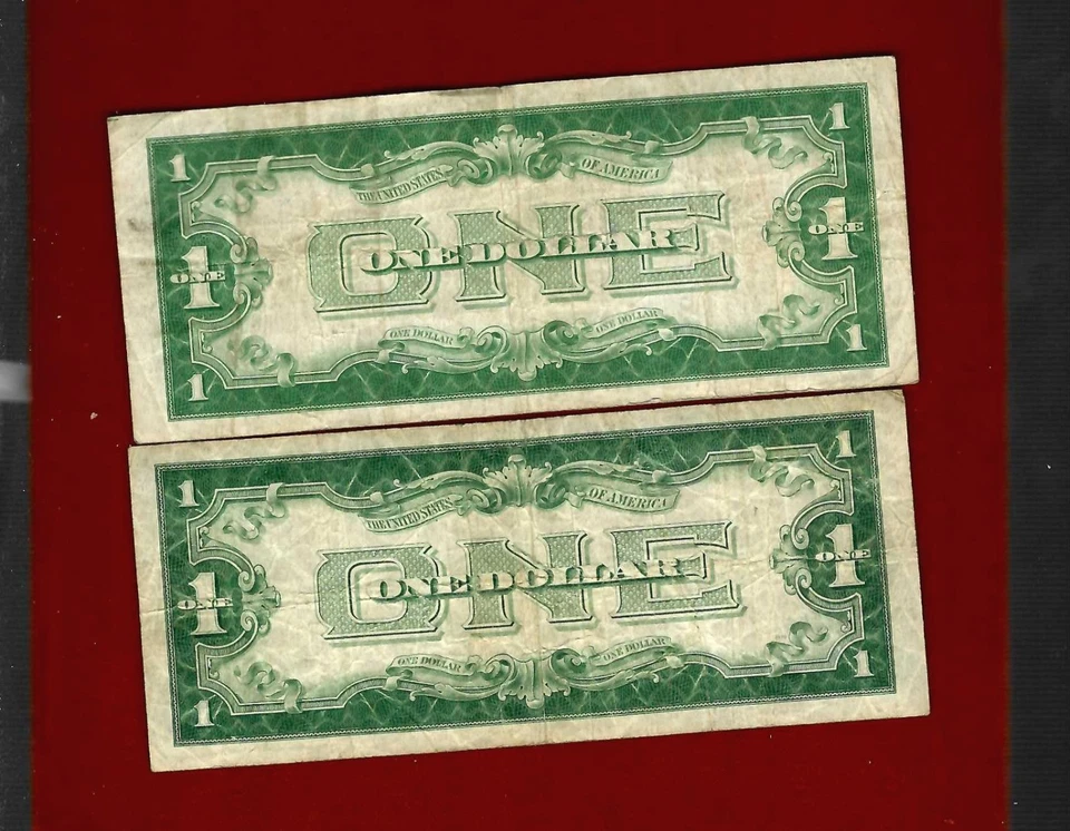 2 X $1.00 FUNNY BACKS 1928-B CIR & 1934 CIRC (F7758914B AND G32141896) - Image 2 of 2