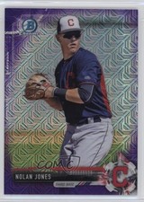 2017 Bowman Chrome Prospects Mega Box Purple Refractor 194/250 Nolan Jones 09w2