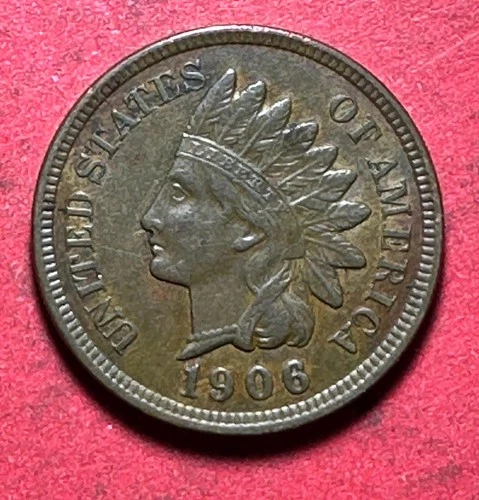 1906 US Indian Head Cent! Choice XF! SHARP! Old US Coin!