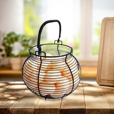 Chicken Egg Storage Basket Sturdy Portable Decorative Metal Wire Egg Basket 18.77 per metre