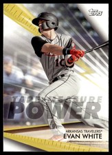 2020 Topps Tape Measure Power Evan White Seattle Mariners #19