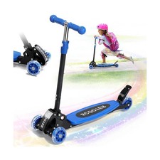 Kick Scooter for Kids 3-7 Age - Three Wheel Light Up Scooters, Lean to Steer,...