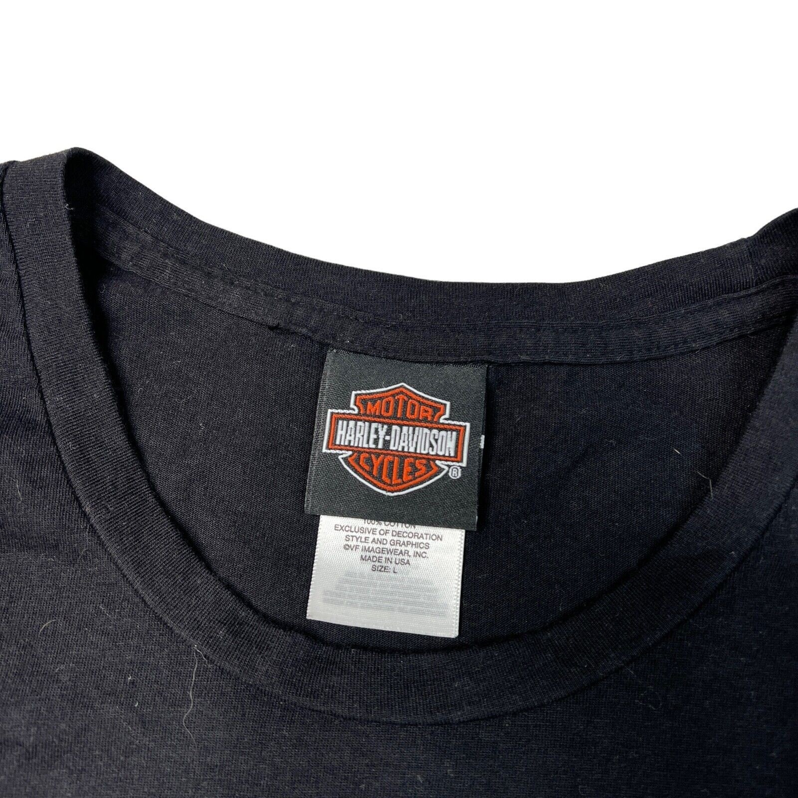Harley Davidson Scoop Neck Baby Tee T-Shirt Retro… - image 4