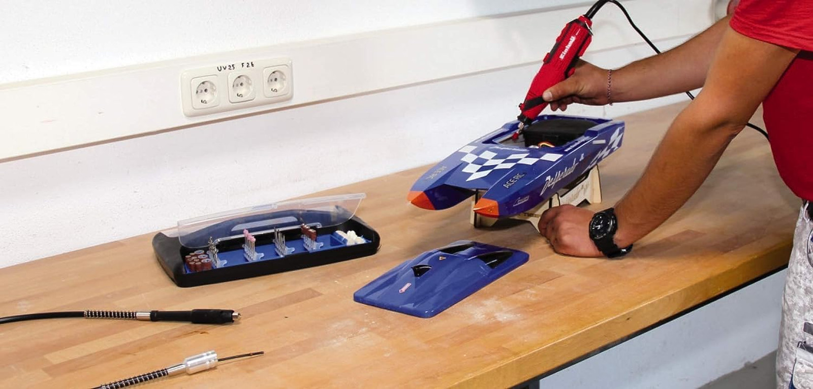 Smerigliatrice Diritta Einhell TC-MG 135 E Prezzo Migliore con Set - 2