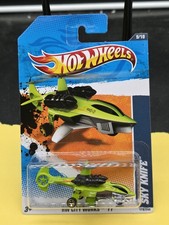 Hot Wheels Sky Knife HW City Works '11 Foreign Series - T9886 NRFP Green 1:64
