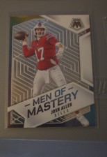 2025 Panini Mosaic - Men of Mastery Josh Allen #11 Mosaic Prizm