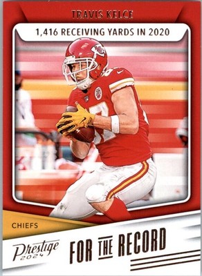 2024 Prestige For the Record #19 Travis Kelce - FB