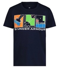 New Under Armour Boys' Baseball Comic T-Shirt Size 6 NWT