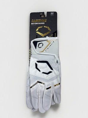 Evoshield Carbyne Wrist Wrap Baseball/Softball Batting Gloves - Team White - M