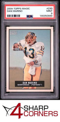 2009 TOPPS MAGIC #230 DAN MARINO HOF POP 3 PSA 9