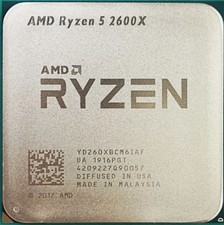 AMD Ryzen 5 2600X AM4 CPU Processor R5 2600X 3.6 GHz 6C 12-Thread 16M Desktop
