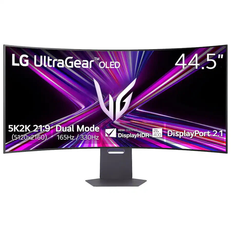 LG Ultragear 45in 5K2K 45GX950A-B OLED 800R Curved Gaming Monitor