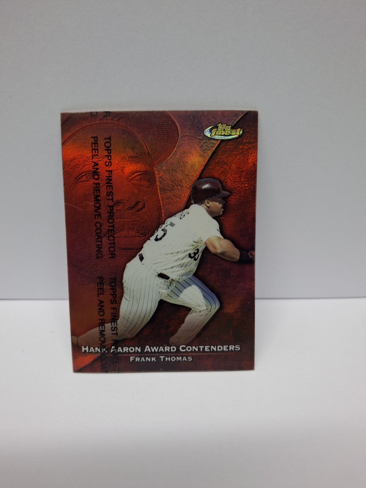 1999 Topps Finest - Hank Aaron Award Contenders Frank Thomas #HA5 Refractor