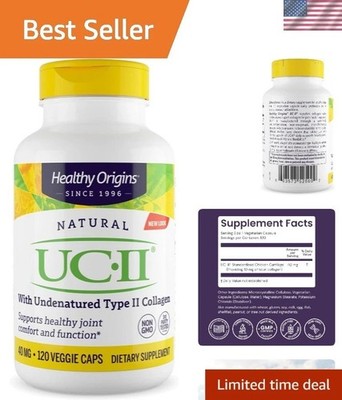 120 Count UC-II 40mg Capsules -  Joint Support for Mobility & Comfort