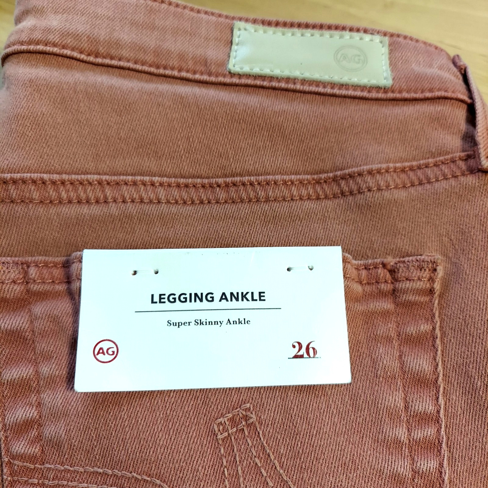 AG Adriano Goldschmied Womens Pants Size 26 Clay Super Skinny Ankle Legging New thumbnail 5