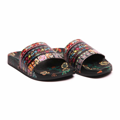 Johnny Was Women s Ardell Printed Pool Slide Sandals - EUC - Women s 8