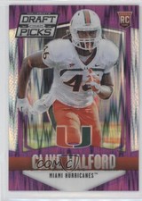 2015 Panini Prizm Collegiate Draft Picks Purple Flash 12/99 Clive Walford 7p8