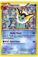 Pokémon Vaporeon BW89 Black Star Promo Holo Stage 1 Card MP 110 English on eBay