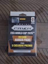 2026 Panini Prizm Fifa World Cup Trading Cards Hanger Pack NEW FACTORY SEALED