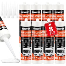 8 Pack RV Roof Sealant 30 Seconds Self Leveling RV Sealant
