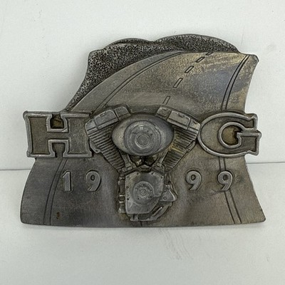 Harley Davidson Owners Group HOG 1999 Pewter Chapter Plaque Medallion