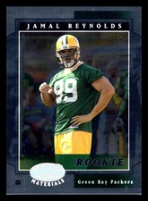 2001 Leaf Certified Materials /400 Jamal Reynolds #108 Rookie RC Packers