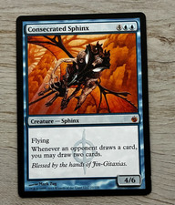 Consecrated Sphinx  - Mirrodin Besieged - 21 - NM -MTG