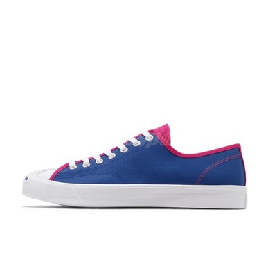 ハッピー Converse Jack Purcell OX Blue Green Fuchsia Men Unisex Casual