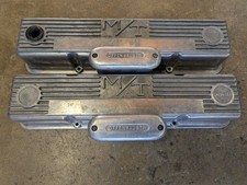 Mickey Thompson Mt Valve Covers Offenhauser Breathers Sb Chevy Sbc Vintage