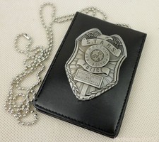 New Resident Evil Stars Dep Raccoon Police Badge  Badge ID Holder Card Holder