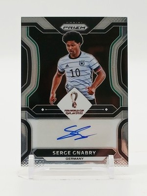 Serge Gnabry Signed 2022 Panini Prizm Autograph FC Bayern DFB Germany